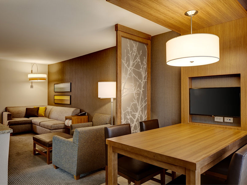 Hyatt Place Fashion Muebles de hotel de estilo de madera duradera