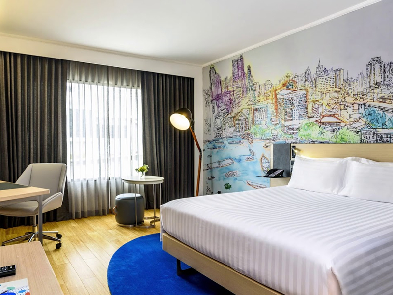 Muebles comerciales del dormitorio del hotel del estilo clásico de Novotel Hotels
