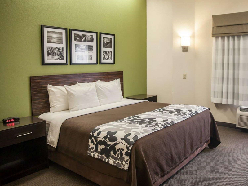 Sleep Inn u0026amp; Suites Muebles de dormitorio de hotel decorativos de madera